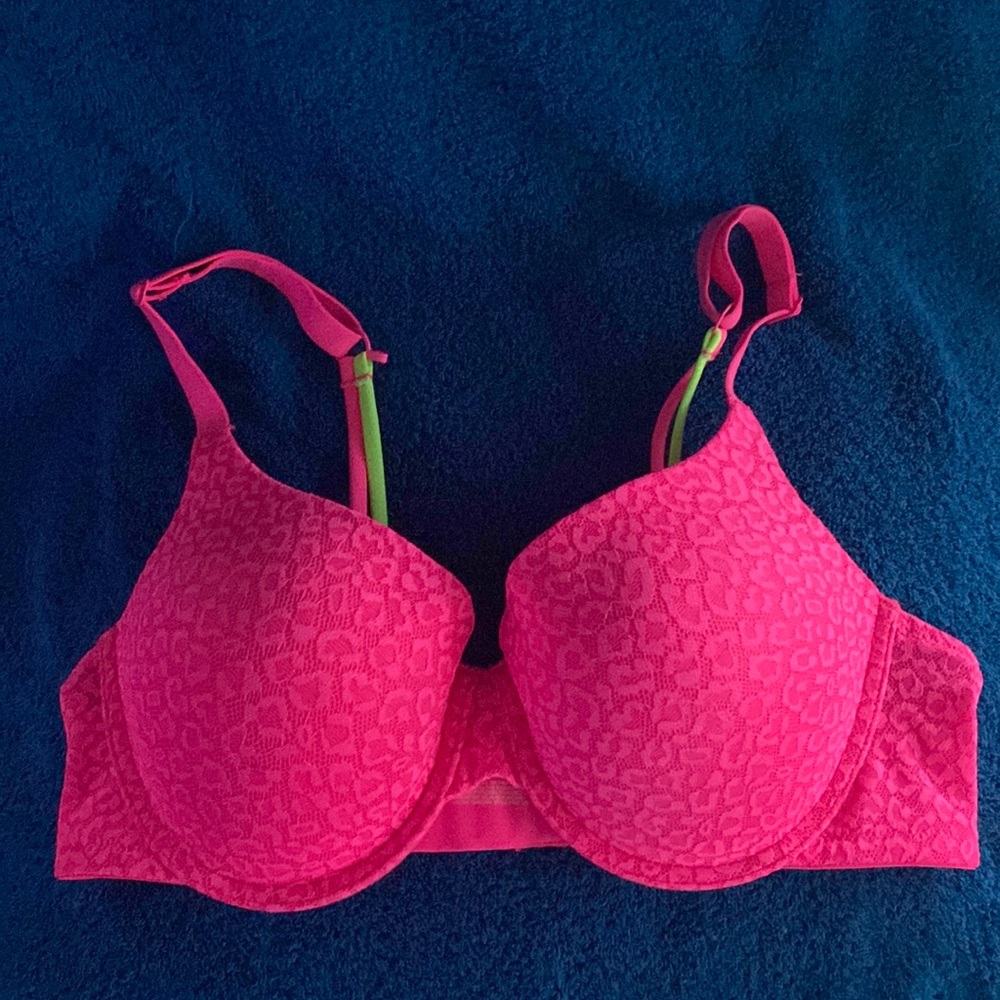 Pink bra